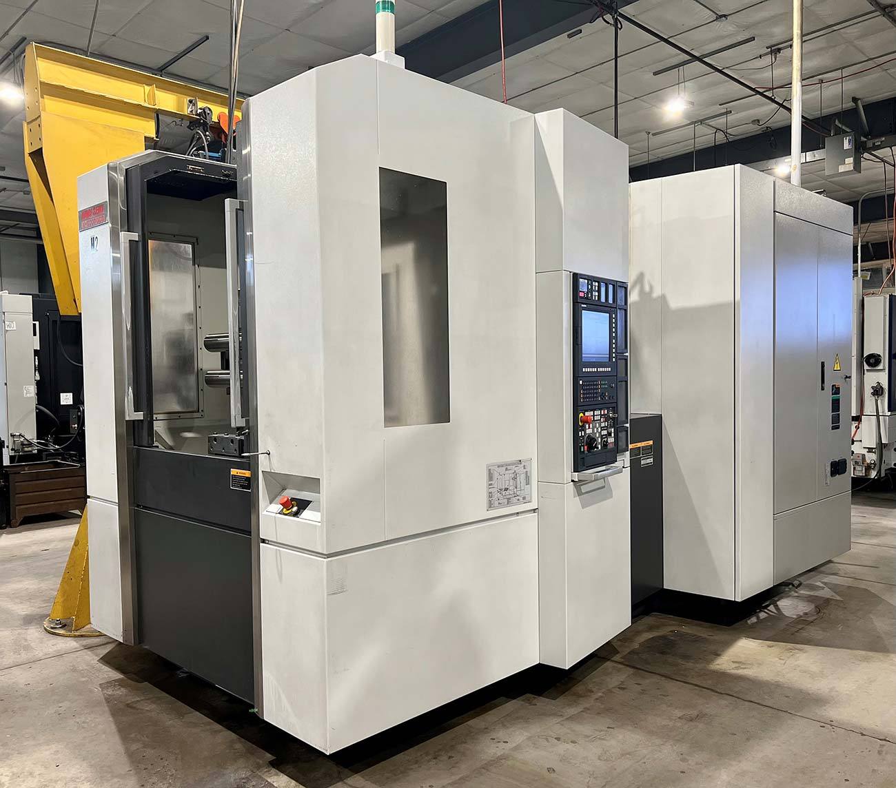 Mori Seiki NH5000 horizontal machining center pallet system production runs Wisconsin