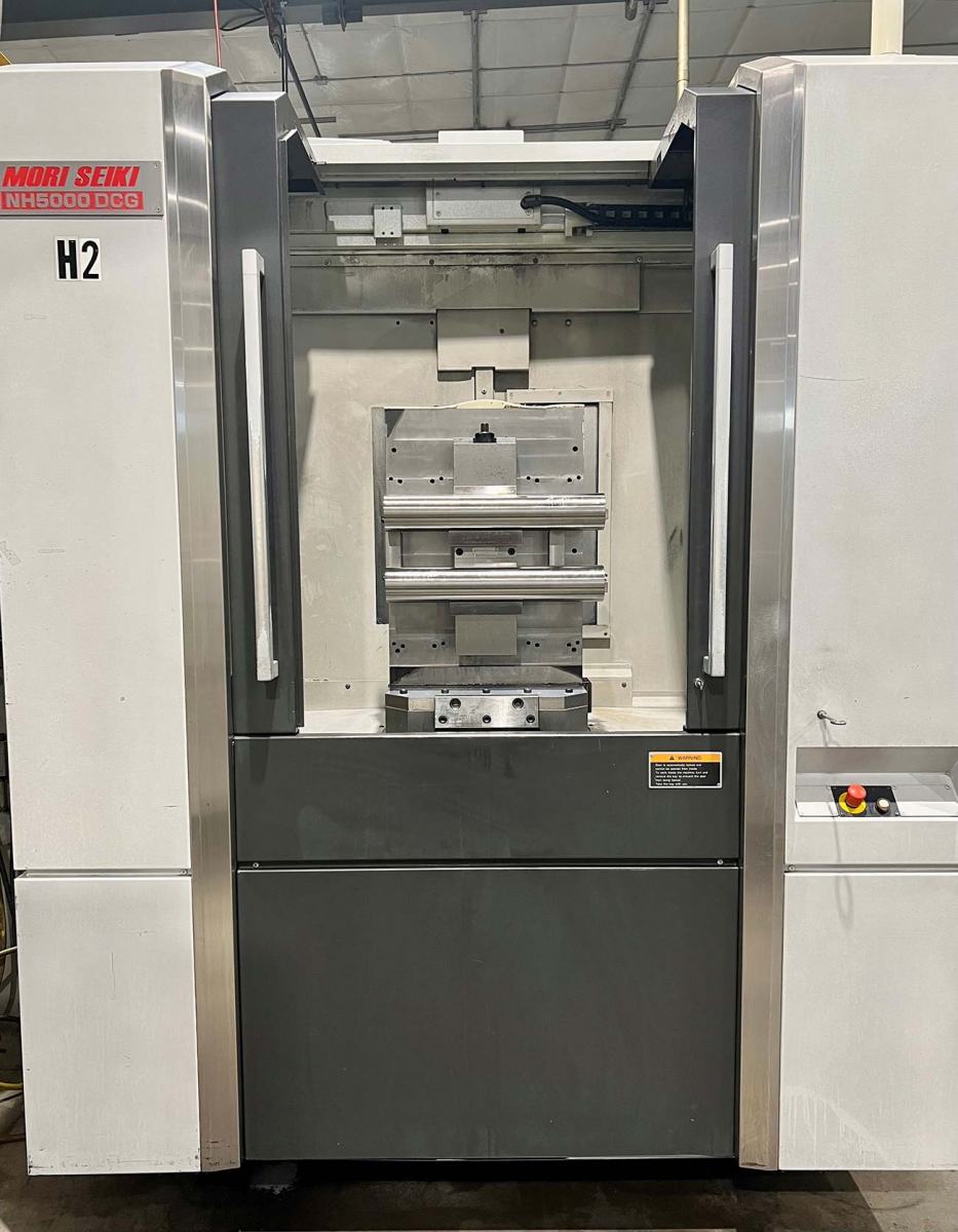 Mori Seiki NH5000 horizontal machining center pallet system production runs Wisconsin