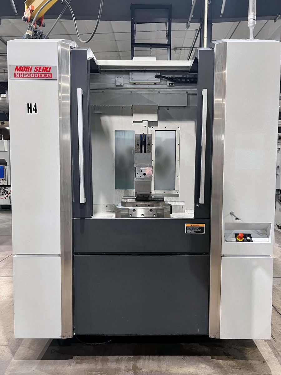 Mori Seiki NH5000 40DCG horizontal machining center pallet system Wisconsin aerospace