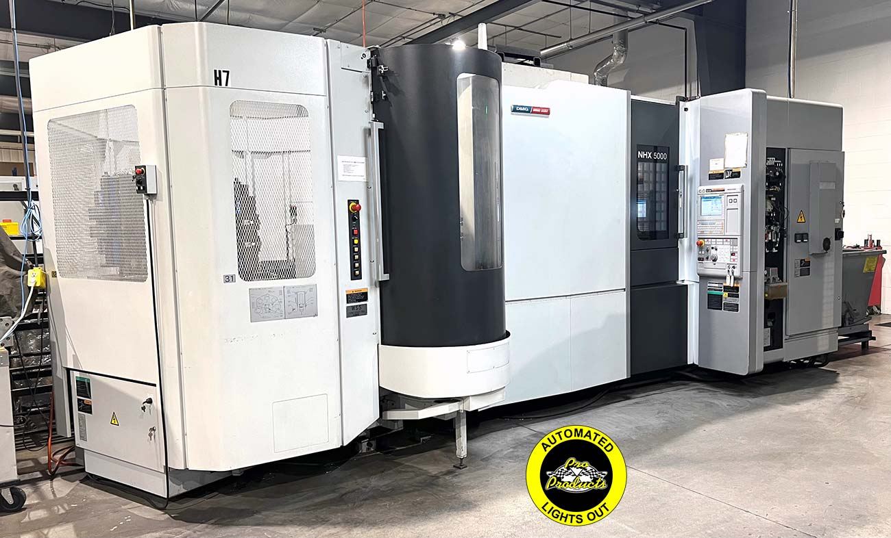 Mori Seiki NHX5000 5 pallet horizontal machining center production CNC milling Wisconsin