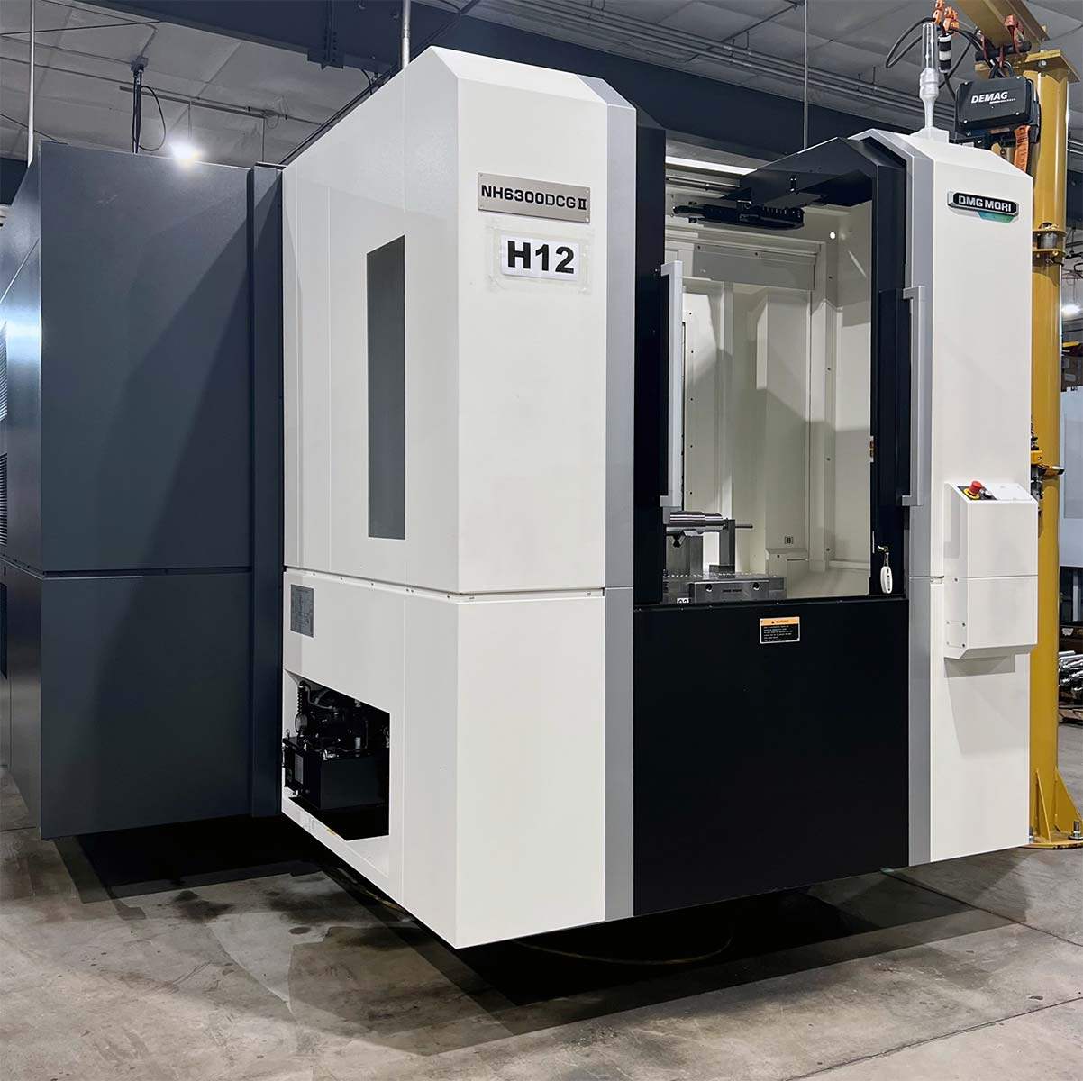 NH6300 DCG II CNC horizontal machining high throughput production Wisconsin aerospace
