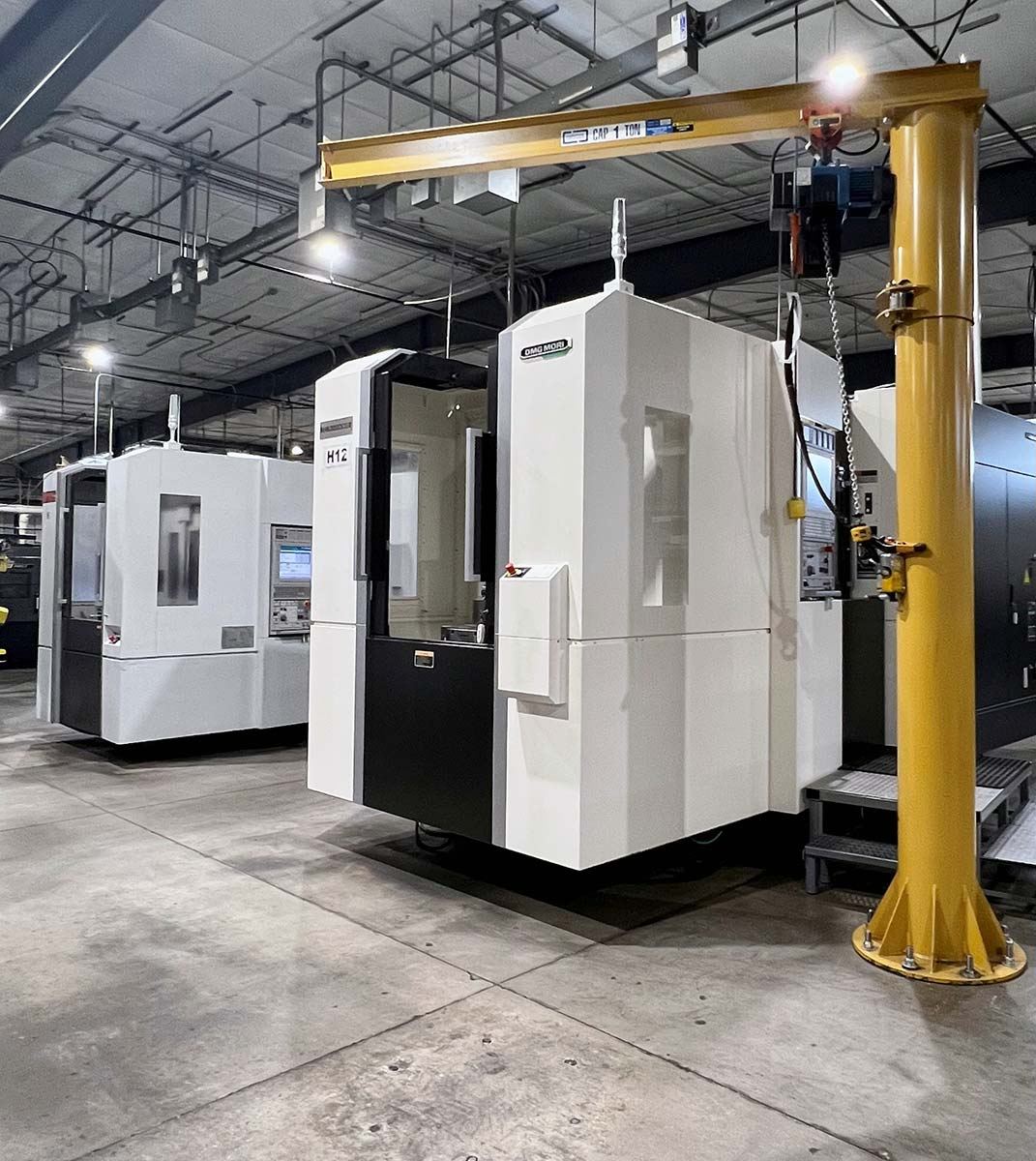 NH6300 DCG II CNC horizontal machining high throughput production Wisconsin aerospace