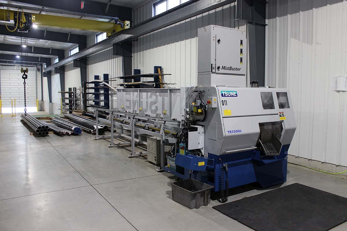 Tsune TK 130GL circular saw precision cutting CNC machining high volume Wisconsin