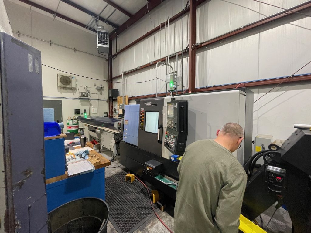 Doosan Lynx 2100LSYB CNC turning center precision machined parts Wisconsin aerospace
