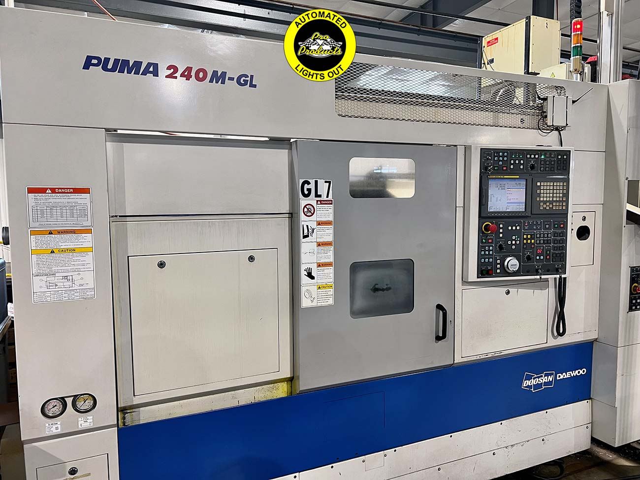 Doosan Puma 240MB CNC turning center precision machined parts Wisconsin aerospace