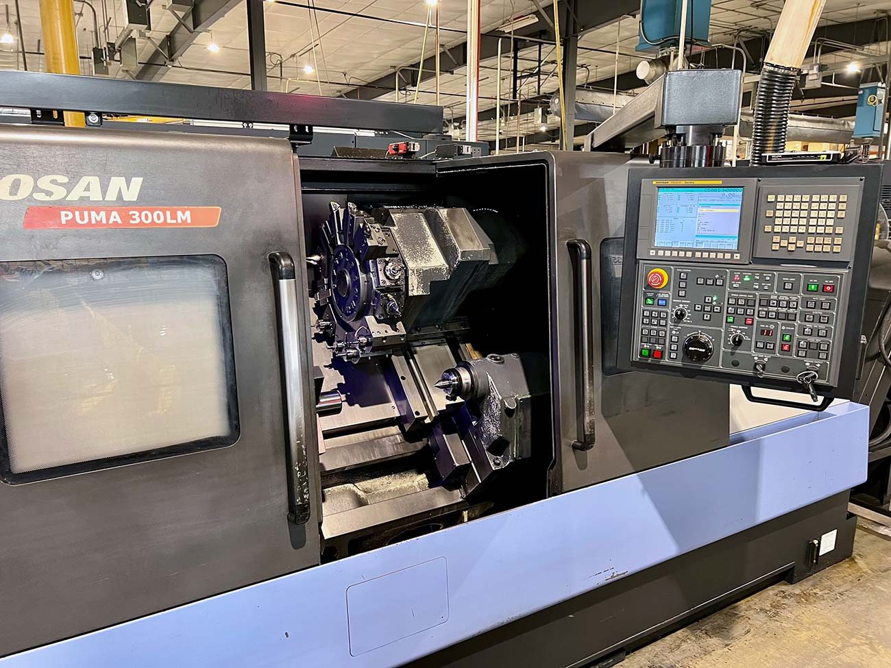 Doosan Puma 300LMC CNC turning center precision machined parts Wisconsin aerospace