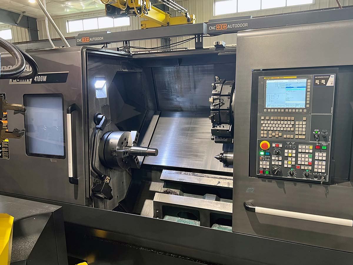 Doosan Puma 4100MB CNC turning center precision machined parts Wisconsin aerospace