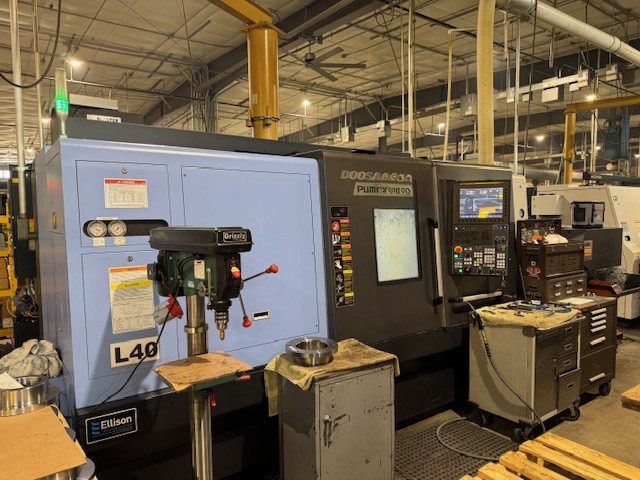 Doosan Puma 5100MB CNC turning center precision machined parts Wisconsin aerospace