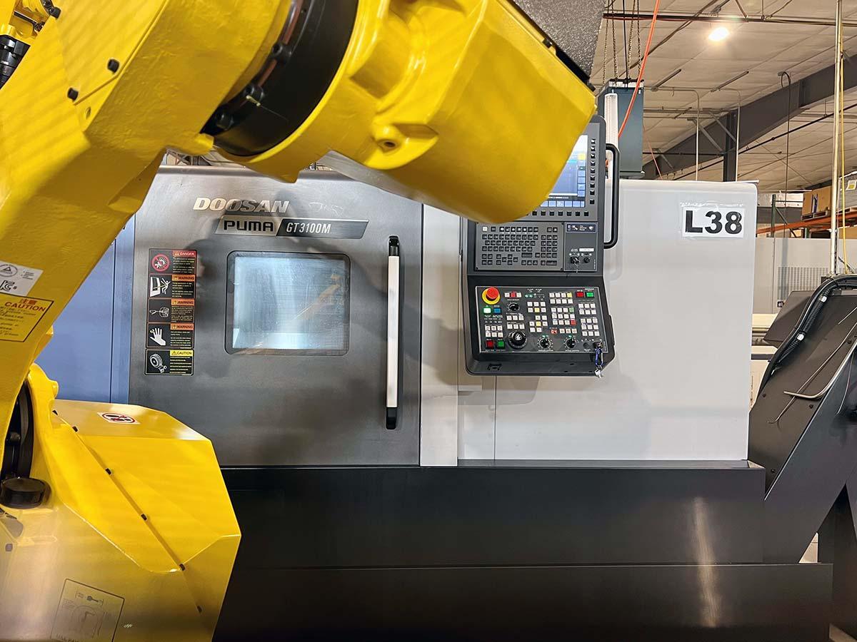 Doosan Puma GT3100M live tool turning center high volume production Wisconsin