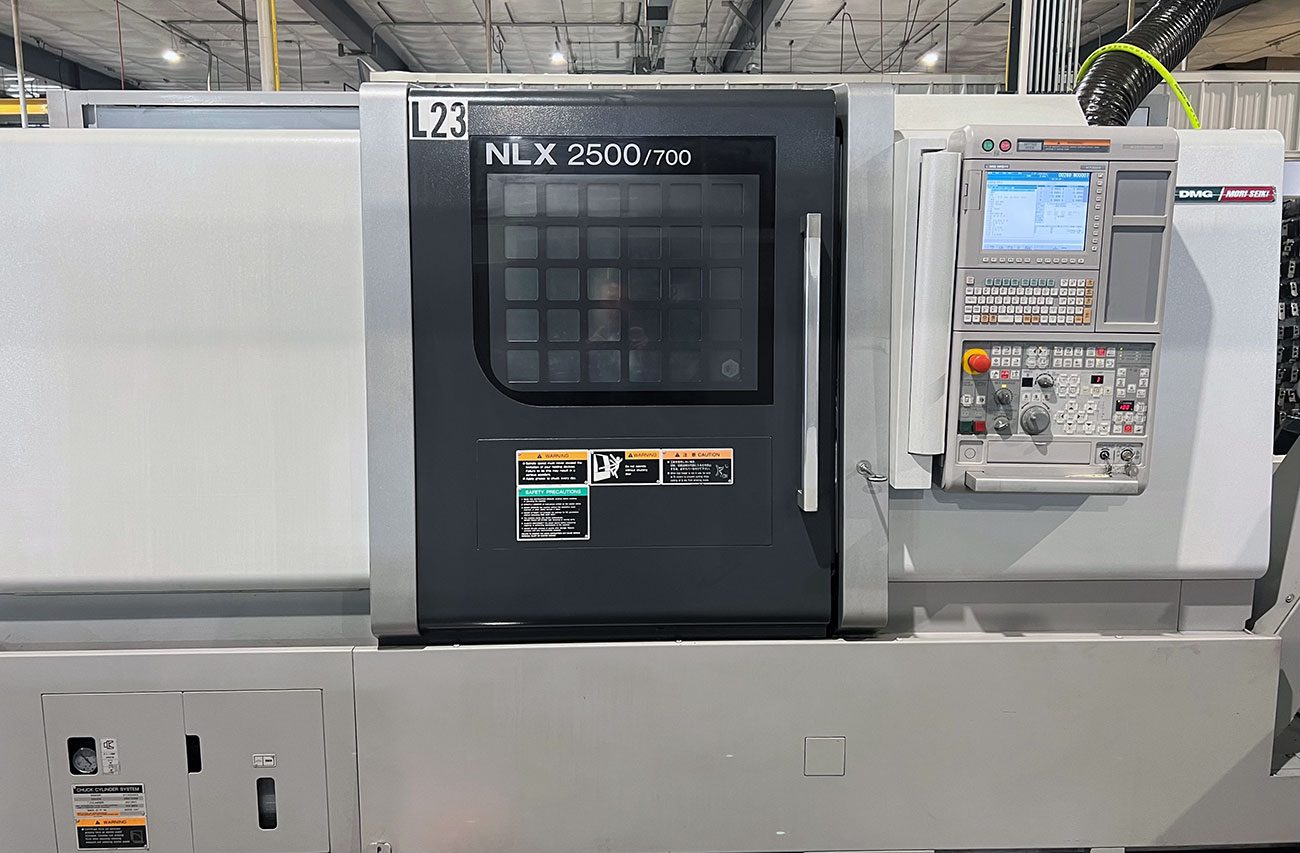 Mori Seiki NLX2500MC CNC turning center precision machined parts Wisconsin aerospace