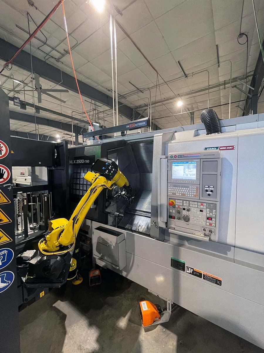 Mori Seiki NLX2500SY 700 live tool turning center precision parts Wisconsin aerospace
