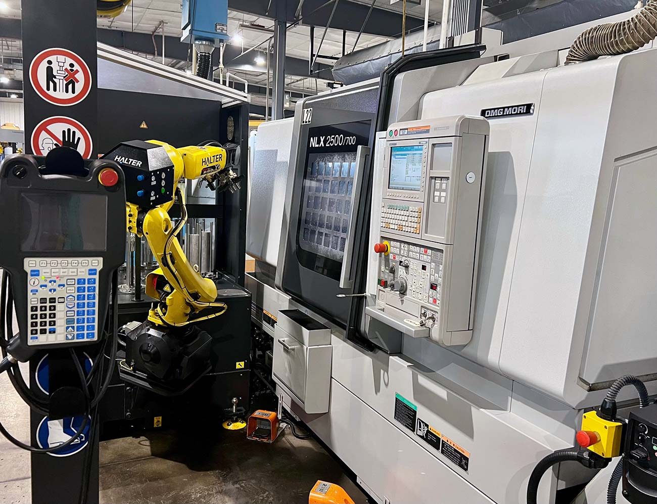 Mori Seiki NLX2500SY CNC turning center high volume production Wisconsin defense