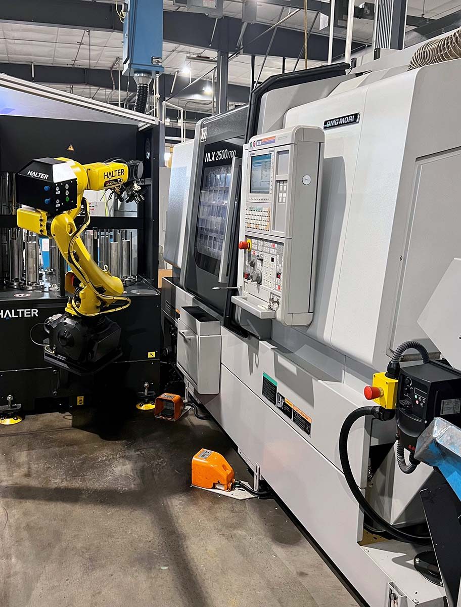 Mori Seiki NLX2500SY CNC turning center high volume production Wisconsin defense