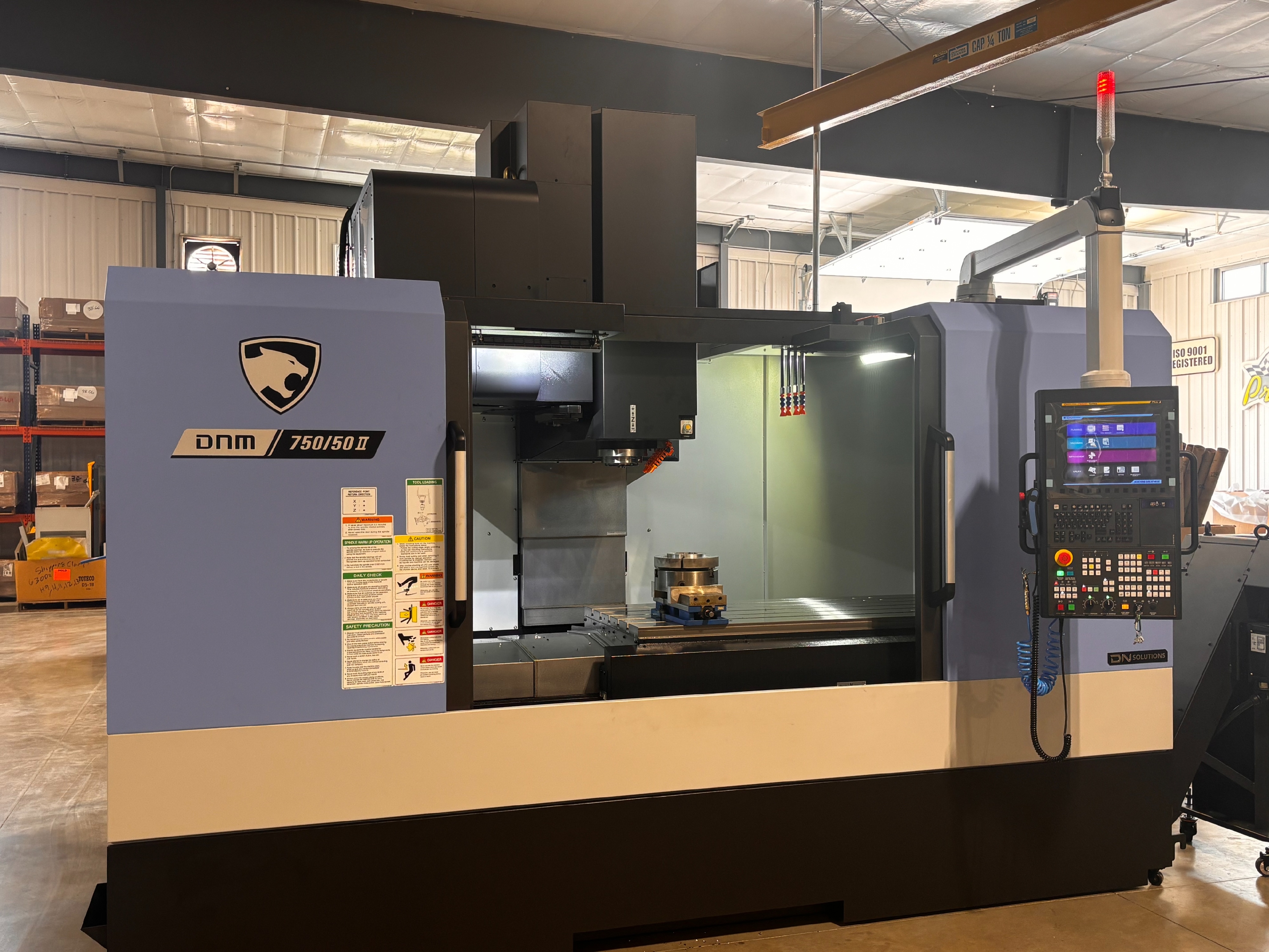 DN Solutions DNM750-50II machining center precision CNC milling production Wisconsin